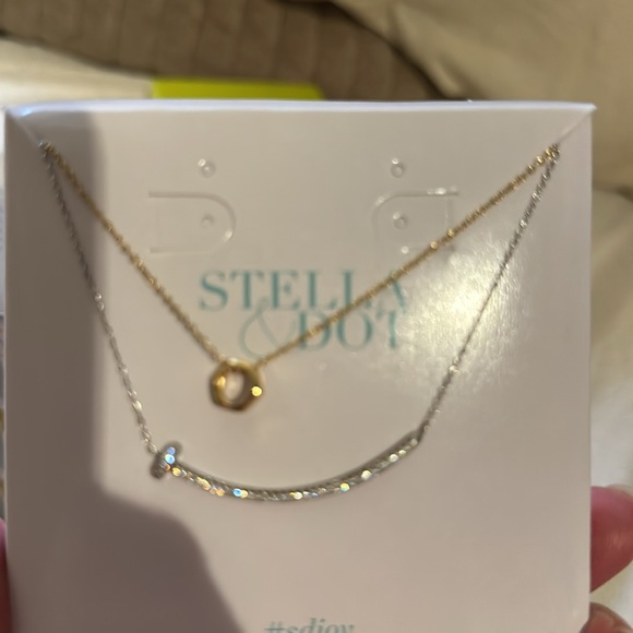 New in Box Stella and Dot Hardware Washer Necklace - Picture 4 of 7